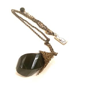 OG Kendra Scott handmade necklace w black stone